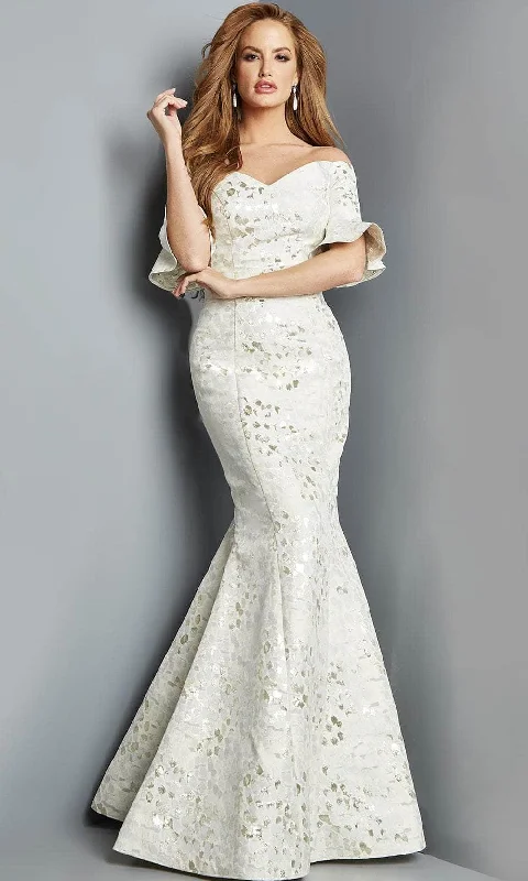 Online Boutique Clothing Jovani 22912 - Off Shoulder Sheath Mother of the Groom Gown Online Boutique Clothing Jovani 22912 - Off Shoulder Sheath Mother of the Groom Gown