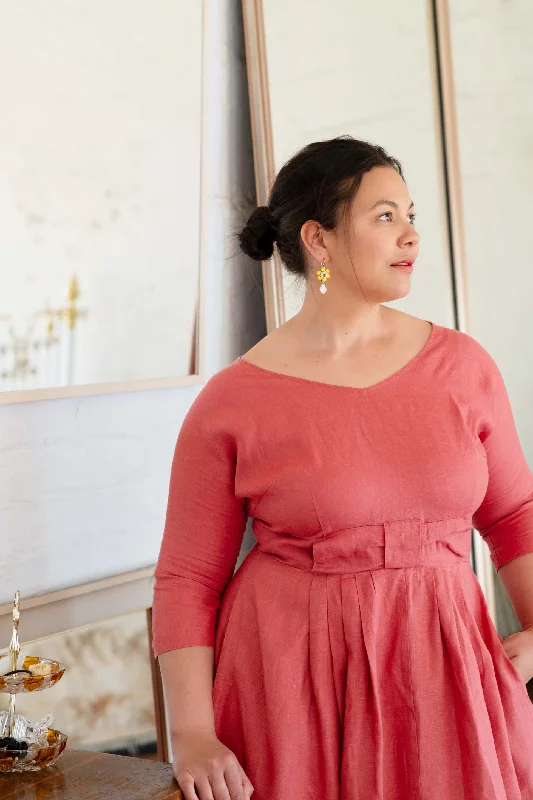 Trend Setting Wardrobe Eloise dress Rosa *linen