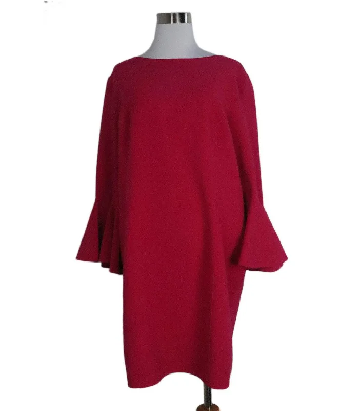 Vibrant Prints Michael Kors Pink Wool Dress sz 14