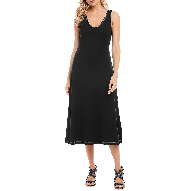 Clothes Woman Karen Kane Womens Fitted VNeck Midi Dress