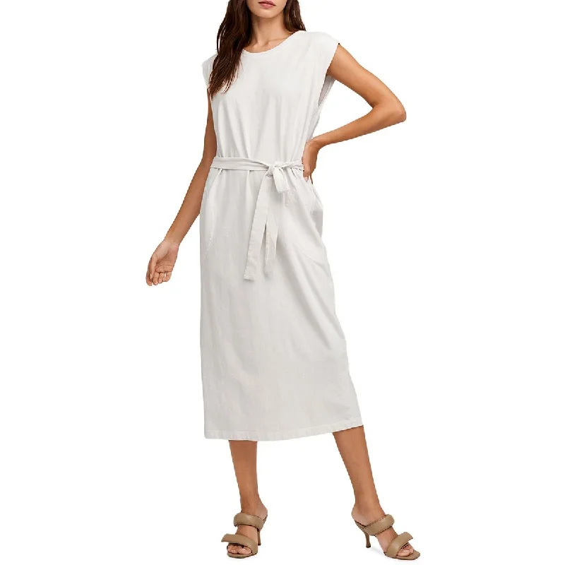 Affordable Online Boutiques VELVET BY GRAHAM & SPENCER Womens Ribbed Knit Calf Midi Dress