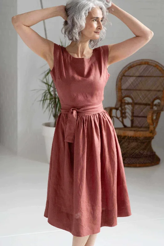 Don't Miss Out Jane dress Copper