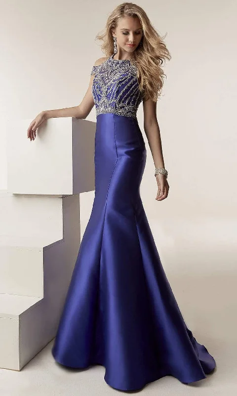 Crazy Discounts, Hurry Up Jasz Couture - 6212 Intricate Embellished Bodice Cutout Gown Crazy Discounts, Hurry Up Jasz Couture - 6212 Intricate Embellished Bodice Cutout Gown