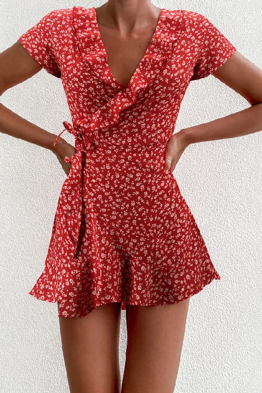 Clothes Women Carly Floral A-Line Mini Dress