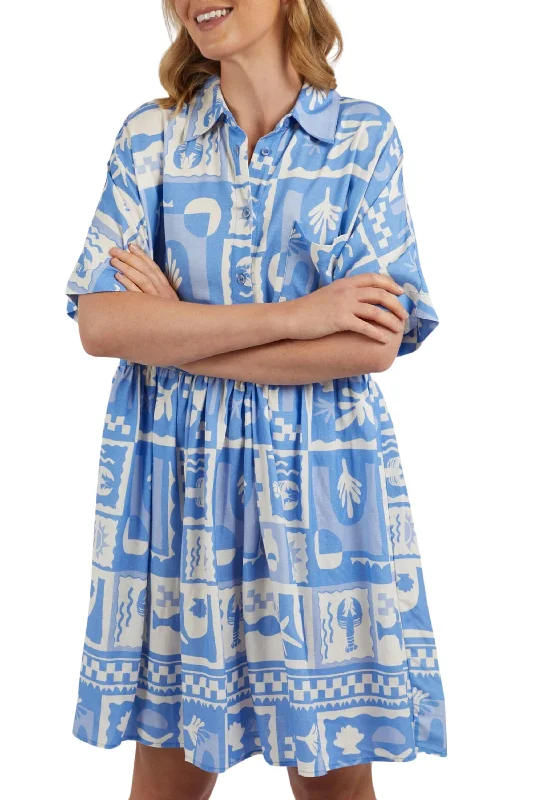 Women's Clothing For Holiday Travel HOLIDAY SUN DRESS - 8148043