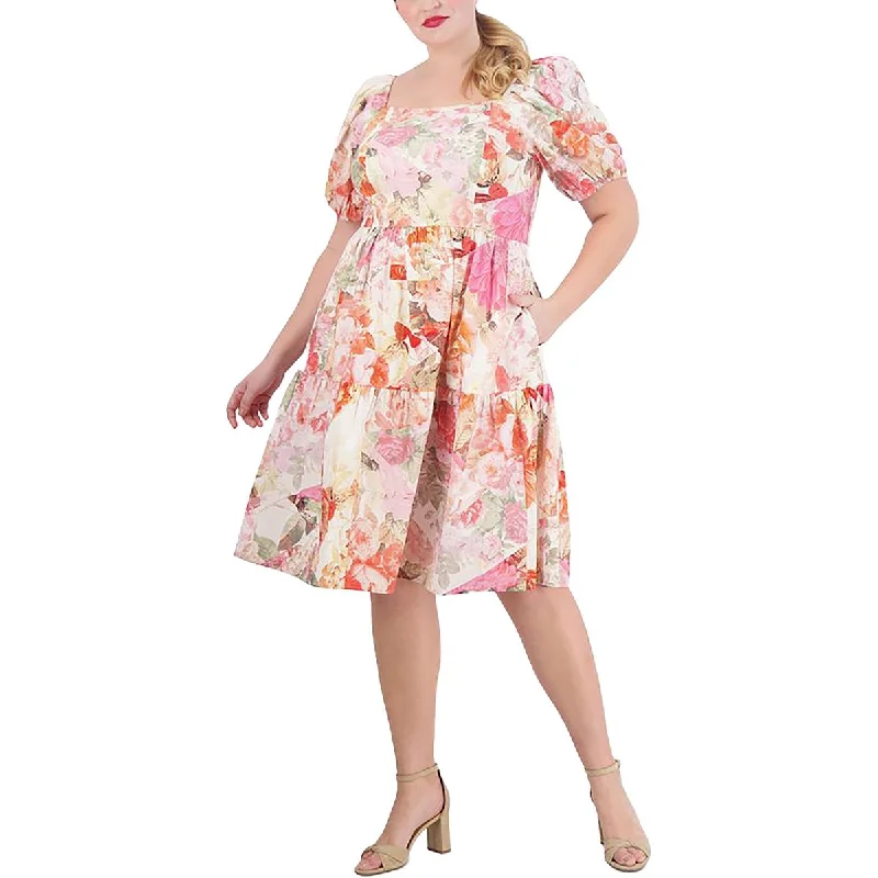 Best Clearance Sales Right Now Vince Camuto Womens Plus Cotton Below Knee Midi Dress Best Clearance Sales Right Now Vince Camuto Womens Plus Cotton Below Knee Midi Dress