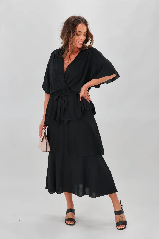 Extreme Clearance Deals Fate All For You Maxi Dress Black