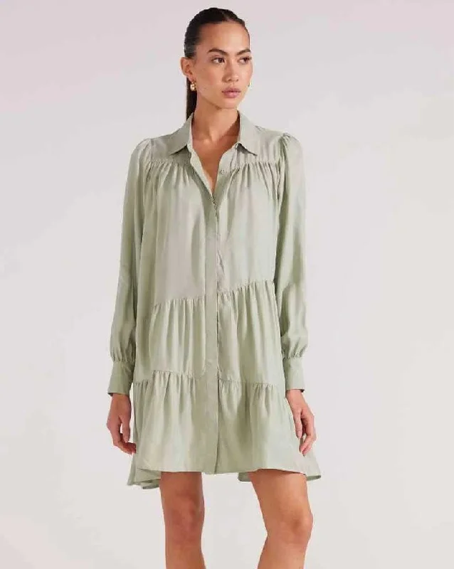 Outlet Clothing Aya Cupro Mini Dress