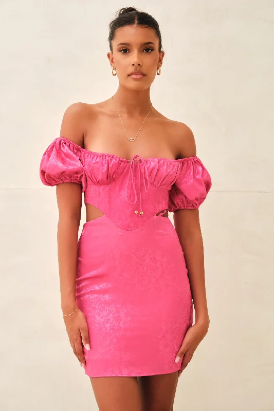 Seasonal Picks Romantique Mini Dress Pink