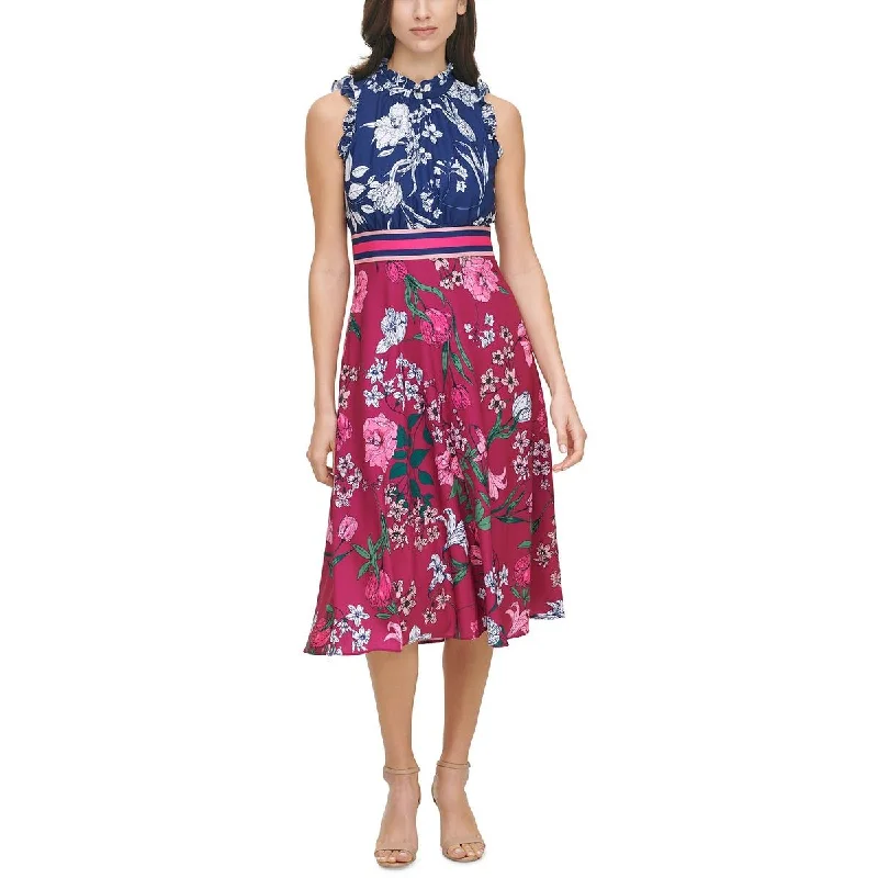 Stupidly Low Prices Vince Camuto Womens Sleeveless Calf Midi Dress
