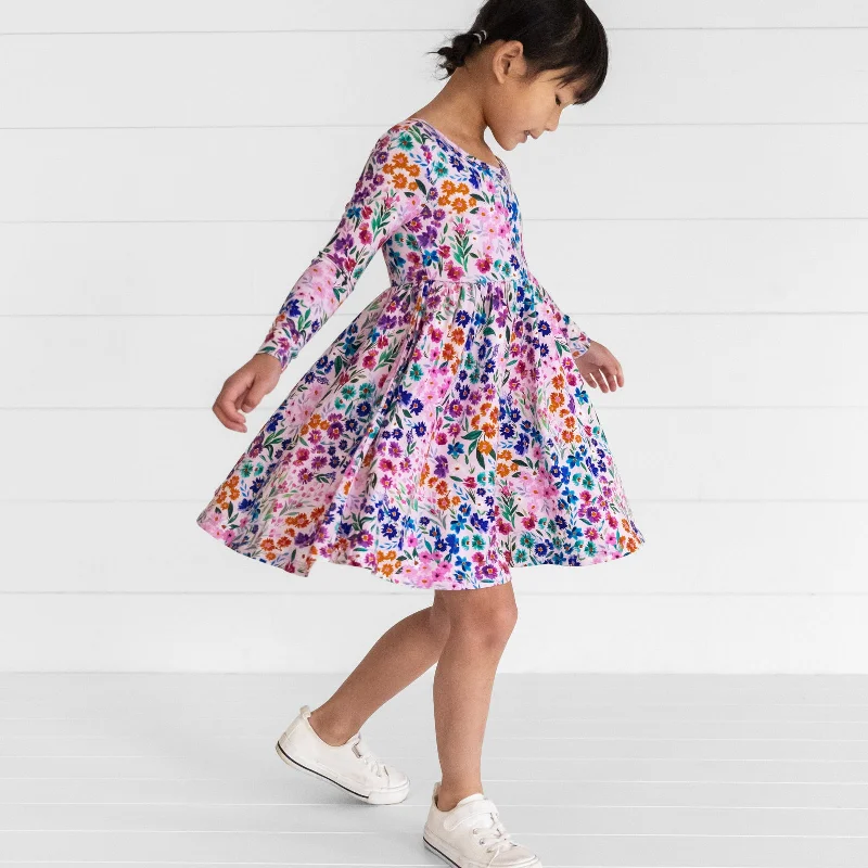 New Season Fashion Preview Sale Sweet Pea Floral Twirl Dress