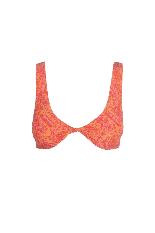 Trendy Outfits For Girls Rhythm Adia Paisley Reversible Twist Bikini Top