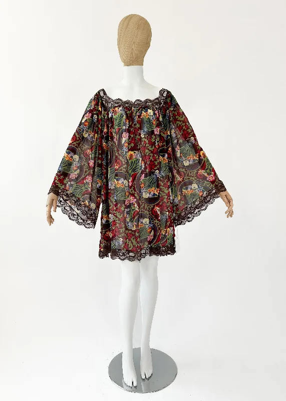 Women’s Clothing for Every Occasion Christian Dior Floral Silk Tunic Dress