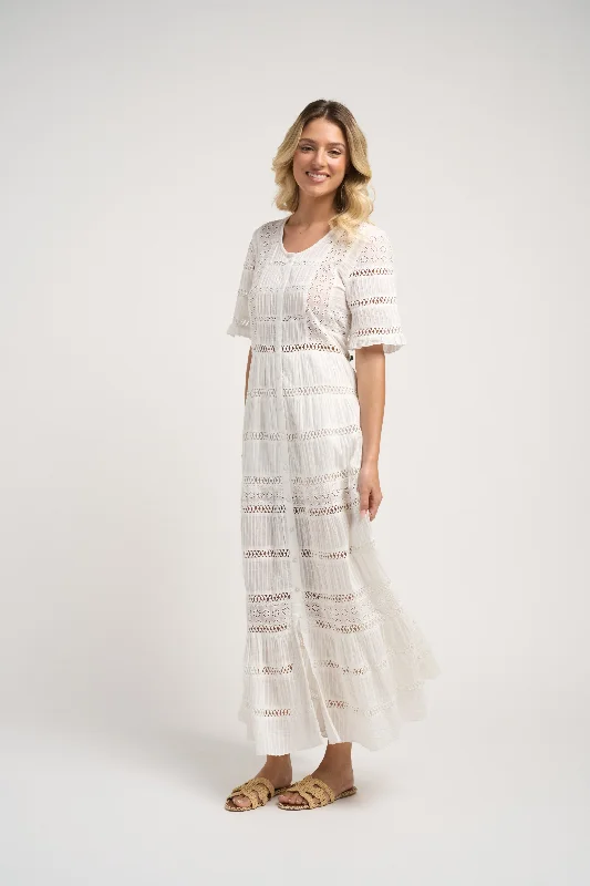 Unique Women's Fashion Pieces Julieta Dress White