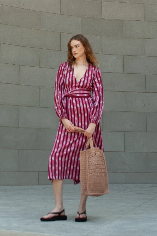 Designer Women's Fashion Online Atira Ikat Dress Cherry