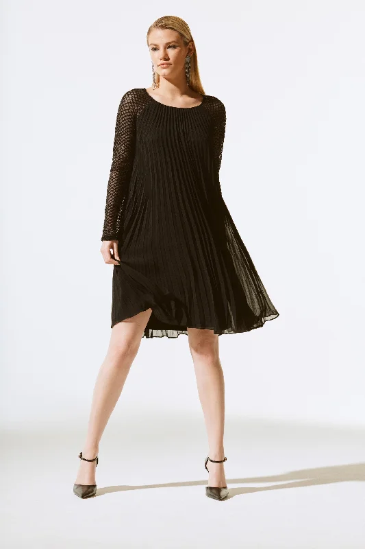 Special Occasion Wear Joseph Ribkoff - 243778 Pleated Chiffon Dress