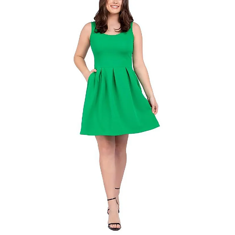 Limited Time Offers 24seven Comfort Apparel Womens Plus   Sleeveless Calf Midi Dress