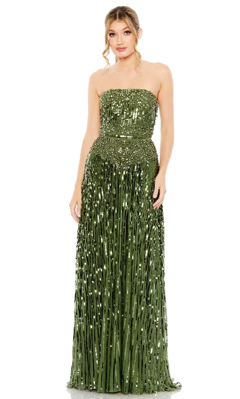 Women's Clothing Stores Mac Duggal 93915 - Fully Embellished A-line Gown