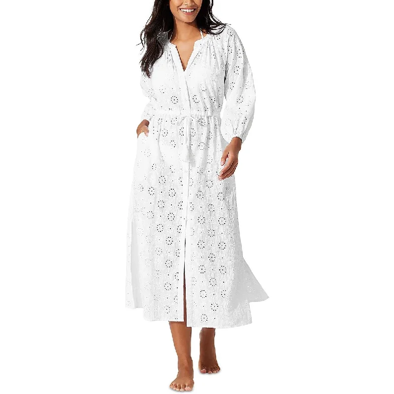 Limited Edition Tommy Bahama Womens Tea Length Tie Waist Midi Dress