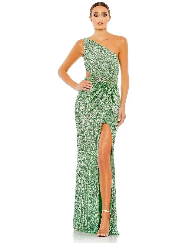 Limited Time Offer Mac Duggal 5687 Long Formal One Shoulder Prom Gown