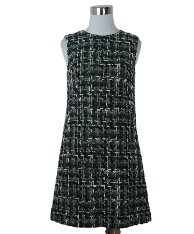 Flash Sale Starts Dolce & Gabbana Grey Tweed Wool Dress sz 4