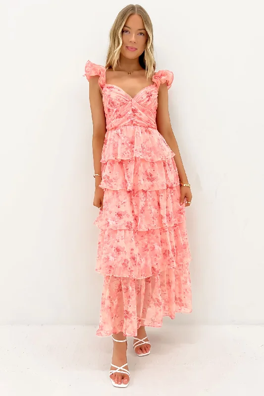 Inspired By You, Designed For You Keelan Maxi Dress Pink