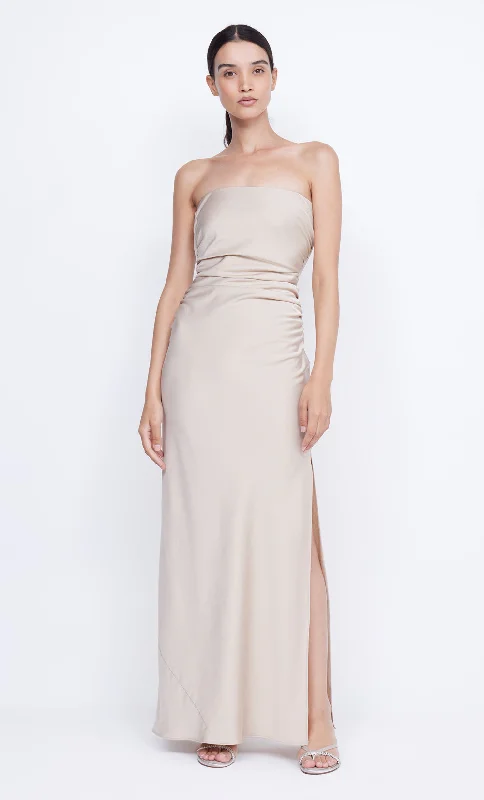 Style Revolution ETERNITY STRAPLESS MAXI - SAND