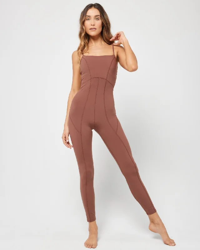 Flash Sale Starts Go The Distance Jumpsuit - Cafe