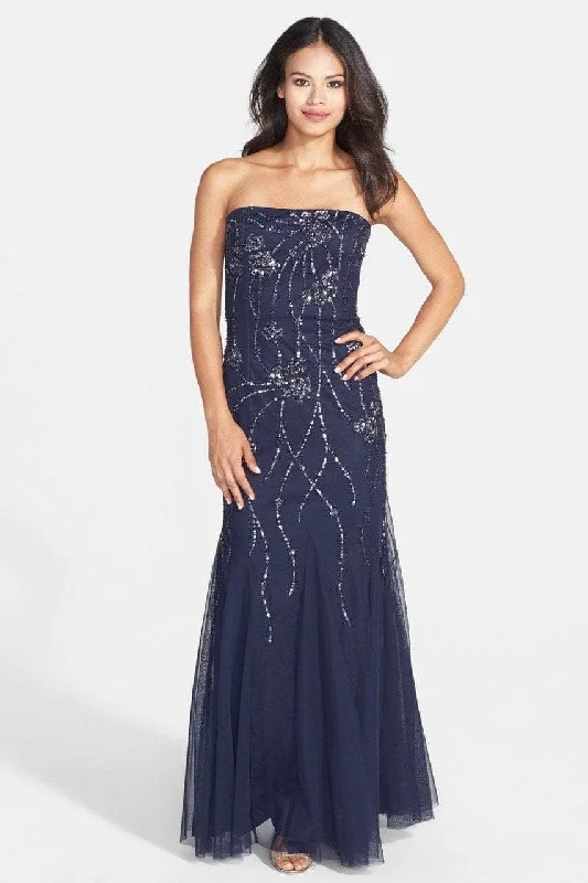 Elevate Your Wardrobe Adrianna Papell - Embellished Strapless Gown 91897540