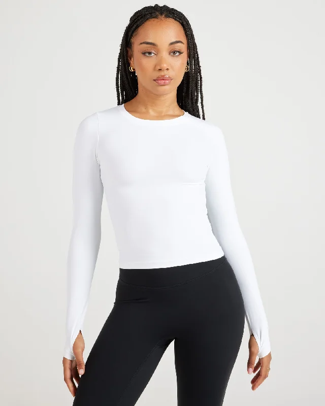 Style Redefined Airey Long Sleeve - White