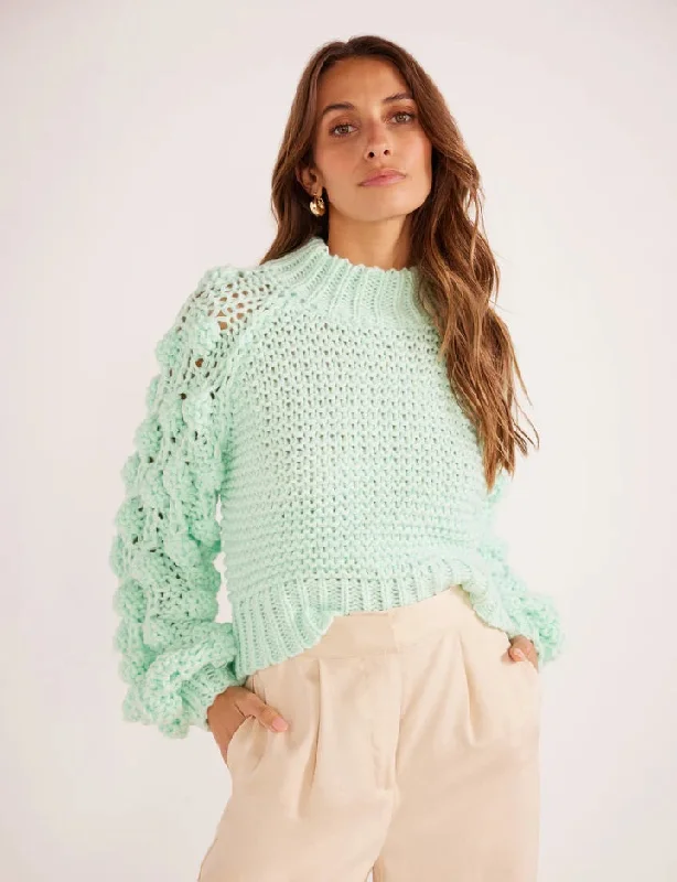 Boho Chic Fashion MinkPink Evelina Bobble Knit Jumper