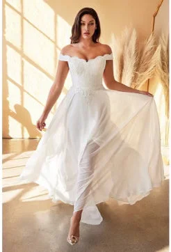 Relaxed Style DEVOTED TO YOU Lace Off-the-Shoulder Maxi Dress