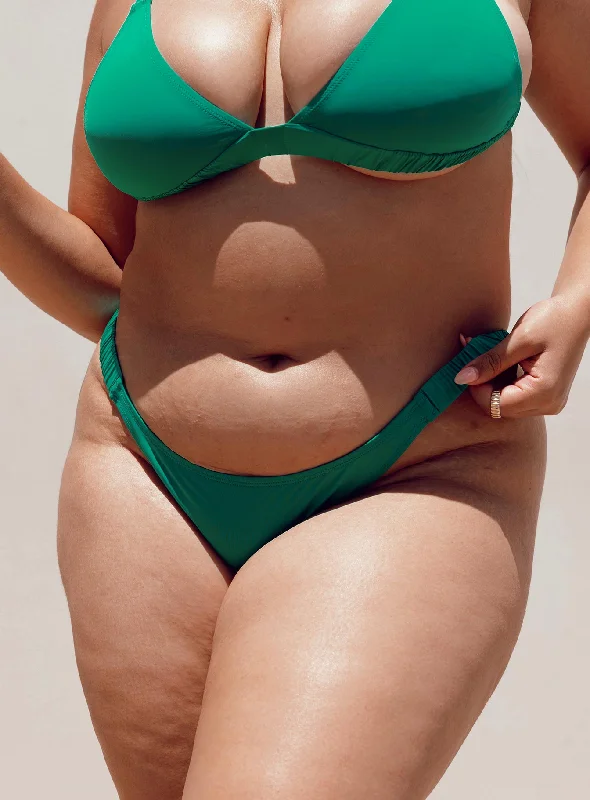 Premium Fashion Josie Bikini Bottoms Green Curve