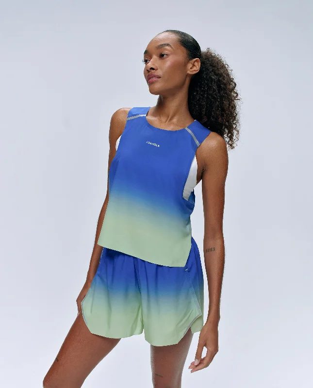 Break Fashion Norms Sleeveless Lightweight Running Vest - Cobalt Blue
