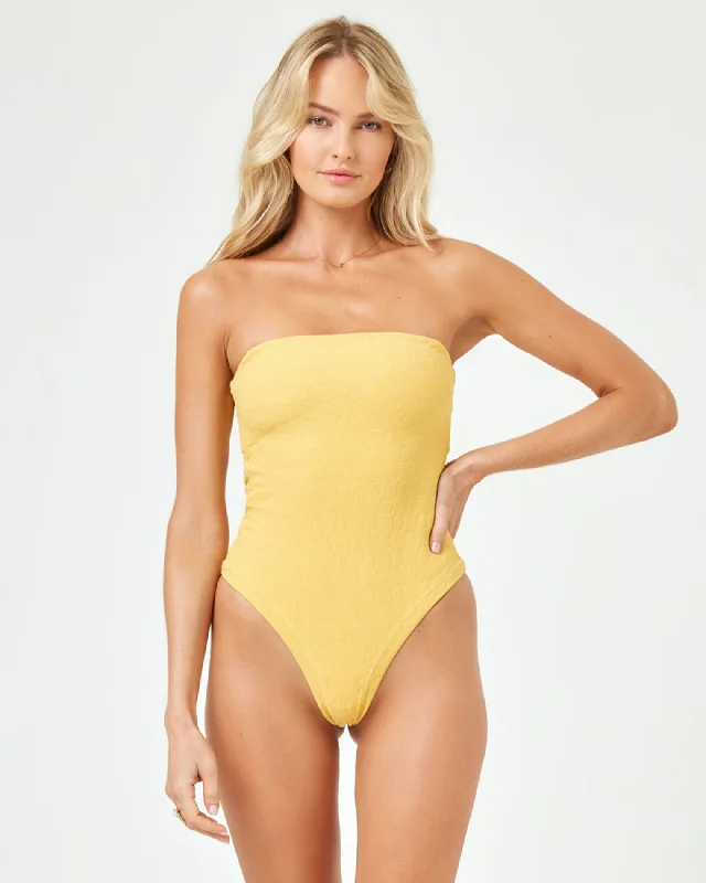 Chic And Comfortable Seashell La Femme One Piece - Honey