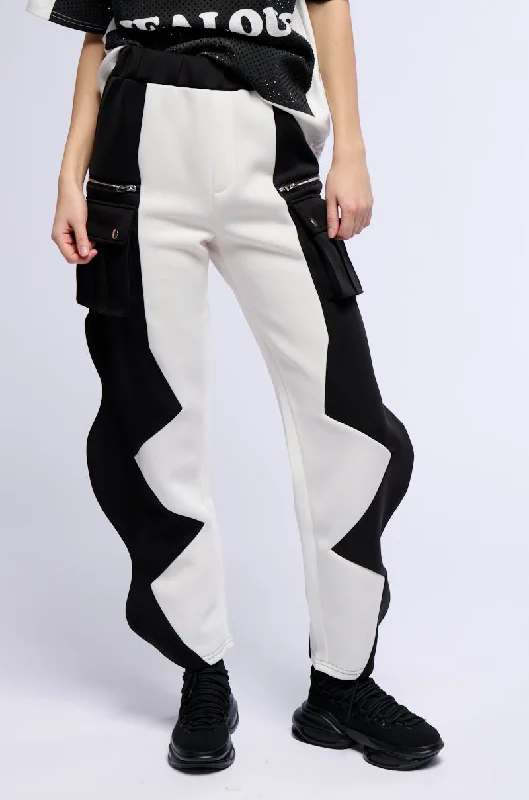 Women's Clothing Stores POP THE BUBBLY WAVY STATEMENT JOGGER
