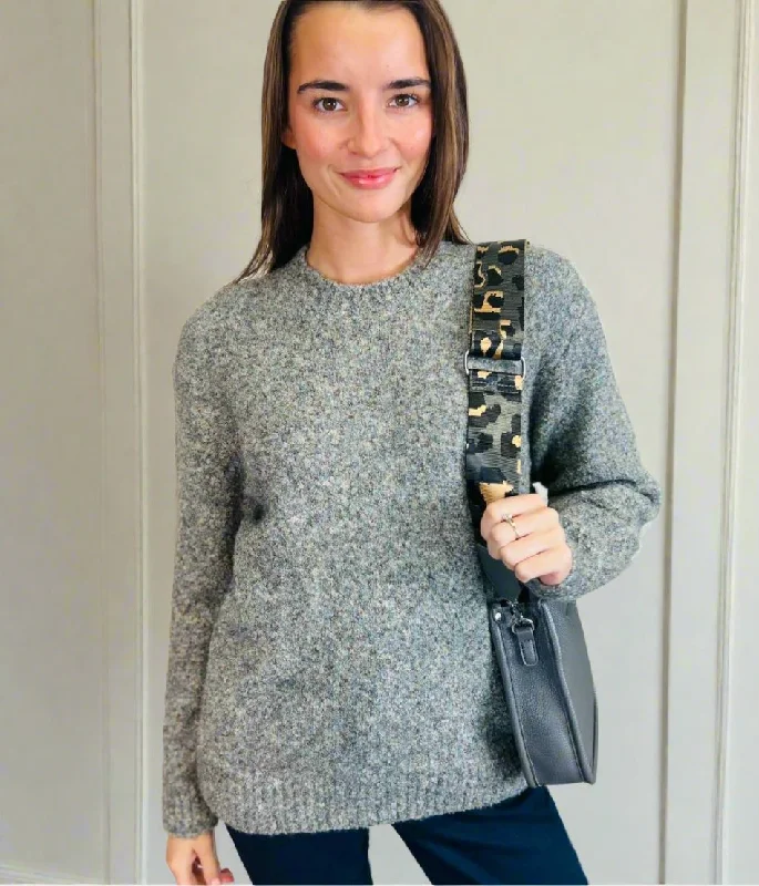Timeless Elegance Teal Fleck Wool Blend Jumper