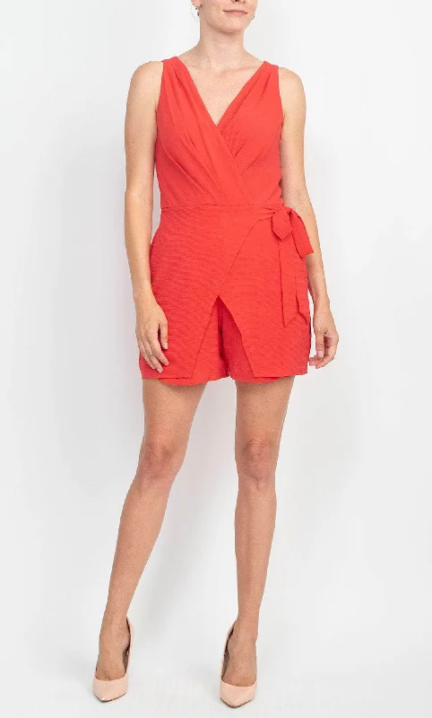 Summer Sale London Times T6390M - V-Neck Romper