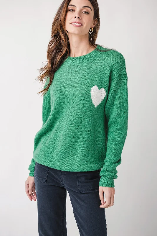 Women’s Clothes for All-Day Comfort and Style Cezele Heart Long Sleeve Sweater