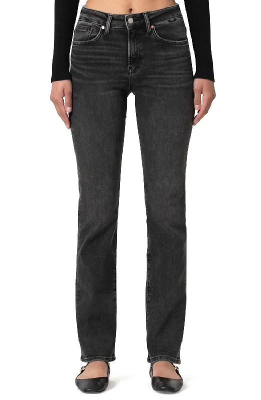 Relaxed Style Kendra Jeans In Smoked Brush Flex Blue