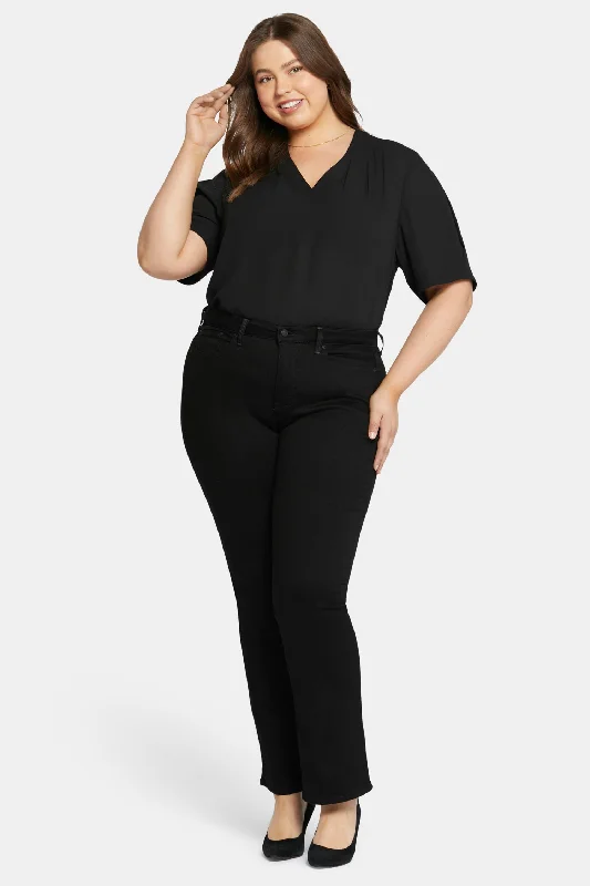 Best Online Clothing Boutiques Barbara Bootcut Jeans In Plus Size - Black