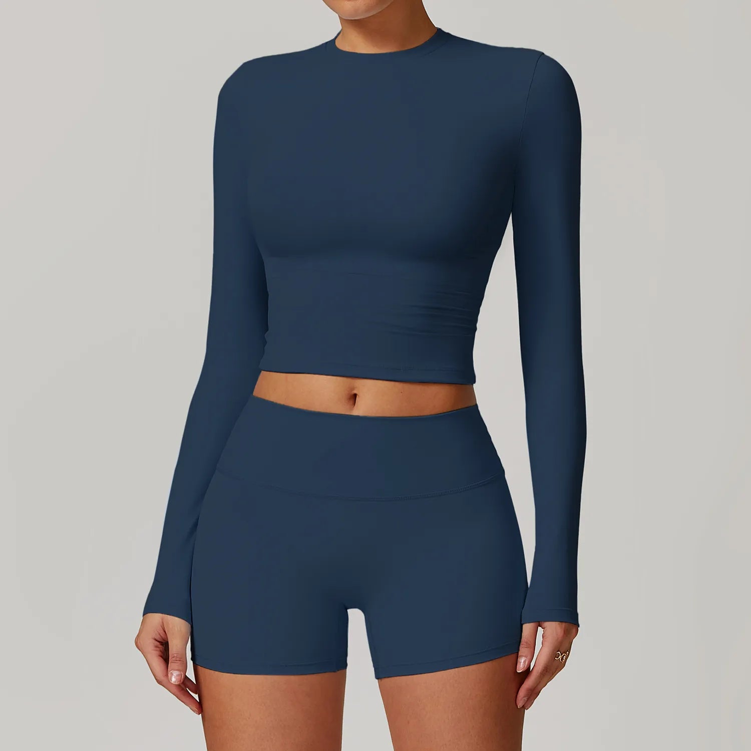 Flash Sale Or Flash Sales SPARK Sanded Yoga Crop Shirt ZC8886