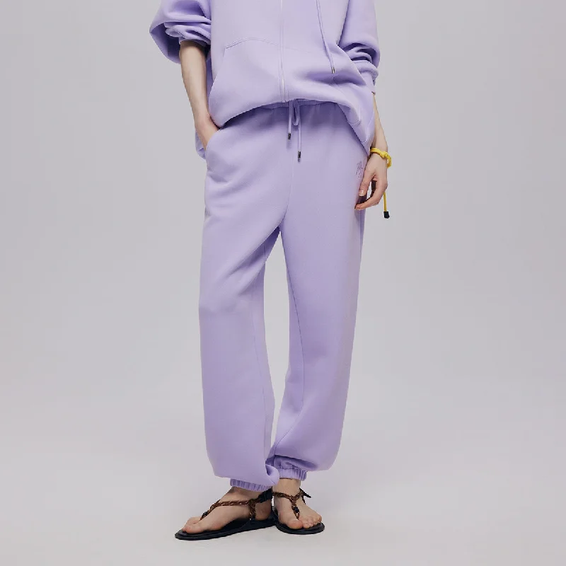 Fashionable Women’s Wardrobe Taro Purple Sweatshirt Set-Pants