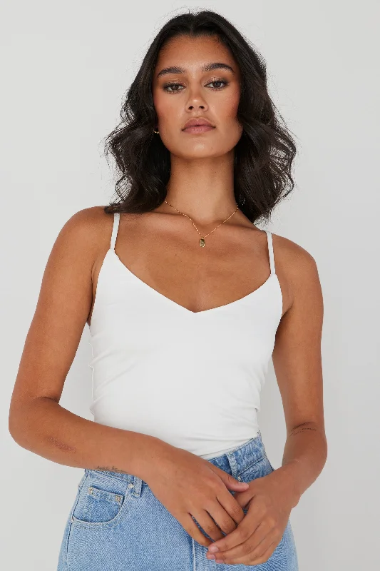 Chic And Comfortable Tribute Ivory Knit Bralette