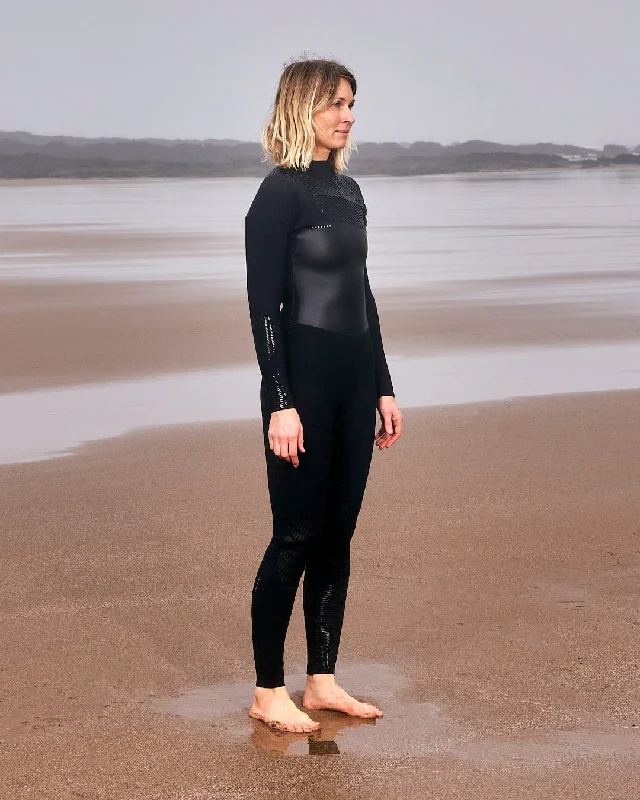 Best Boutiques Online Shockwave - Womens 3/2 Front Zip Full Wetsuit - Black