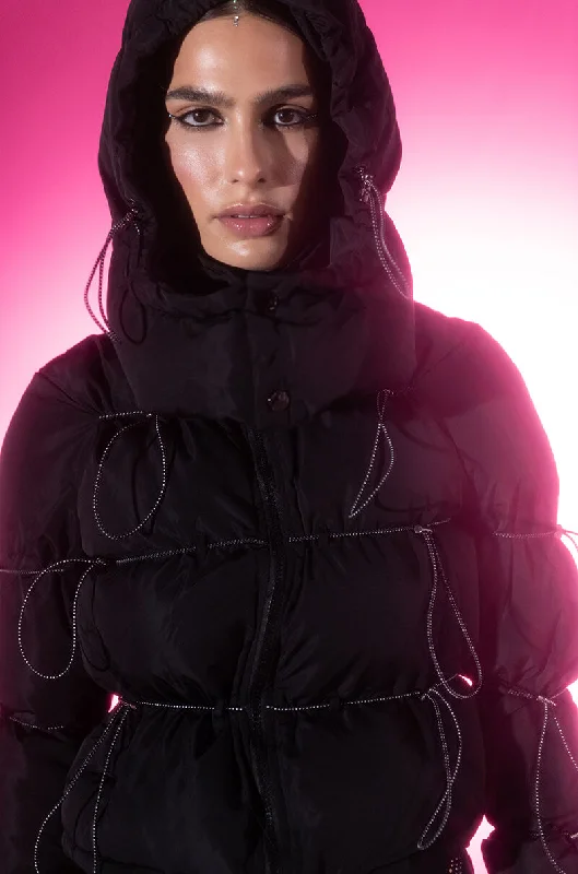 Hot Trends AKIRA ELASTIC DREAMS PUFFER JACKET