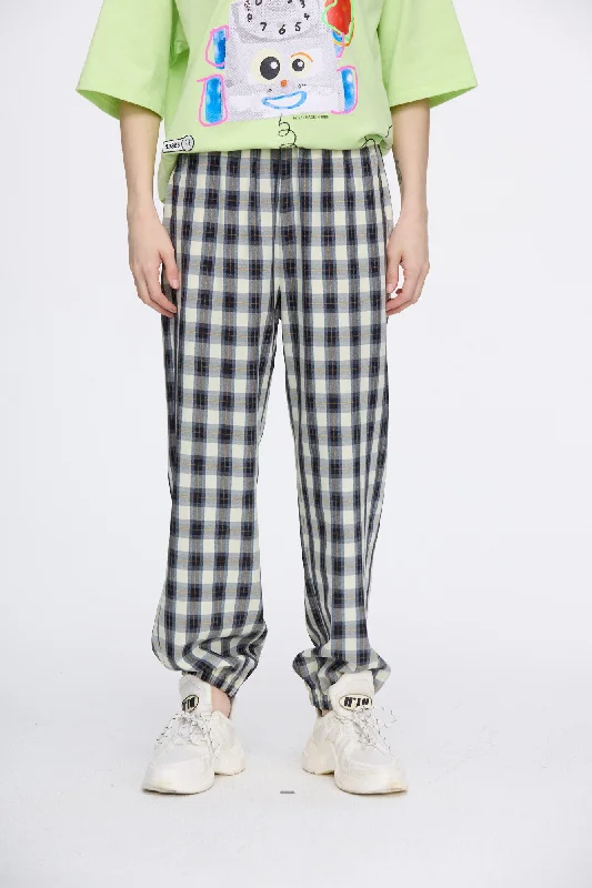 Flash Discount Checkered Tapered Chef Pants