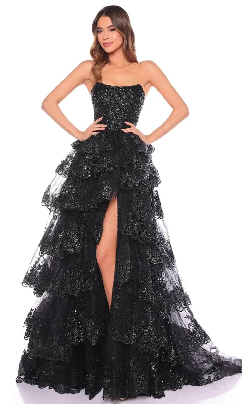 Vibrant Femme Fashion Amarra 88499 - Embellished Strapless Prom Gown
