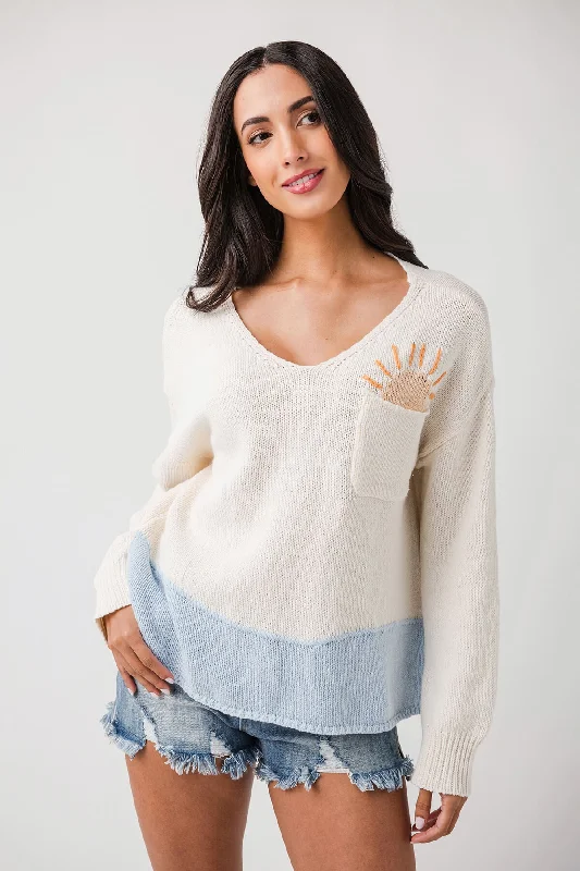 Flash Sale Or Flash Sales Vintage Havana Sunrise Knit Sweater