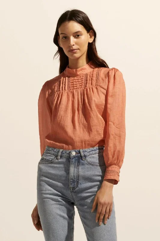 Clothing Sales Faze Apricot LS Top